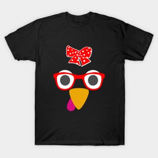 Cute Turkey Face T-Shirt